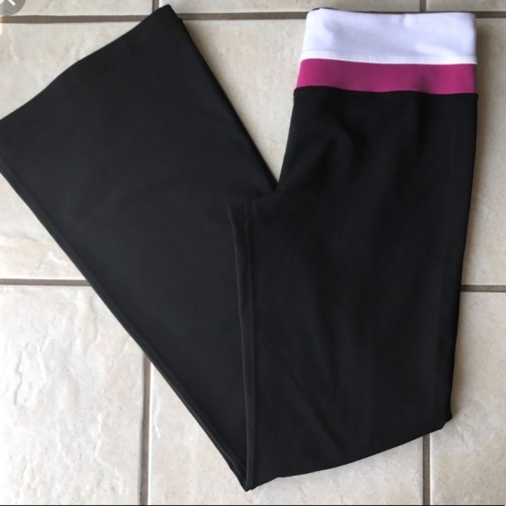 Lululemon Black Pink White Leggings
